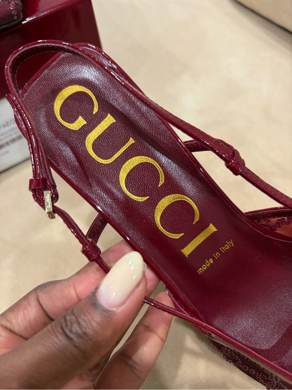 Gucci Mesh Slingback Size 40 - Picture 9 of 13